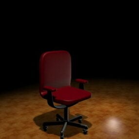 كرسي موظفي المكتب نموذج 3D
