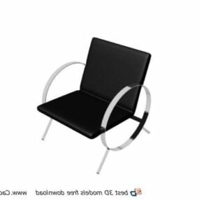 Meubles de chaise de visiteur de bureau modèle 3D