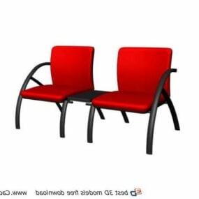Office Furniture Visitor Waiting Chair 3d model