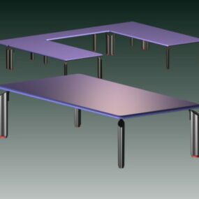 Office Work Benches 3d model