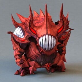 3D model zlobra démona