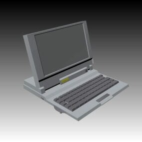 Antigua computadora portátil Apple Mac modelo 3d