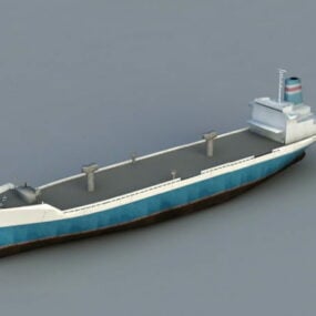 古い貨物船3Dモデル