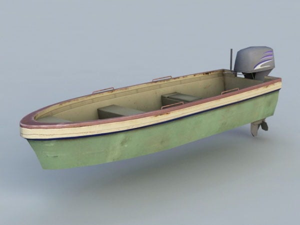 Old Motor Boat
