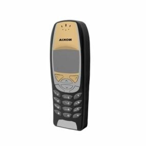 Gammal Nokia mobiltelefon 3d-modell