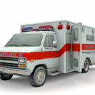 Gammel ambulancebil