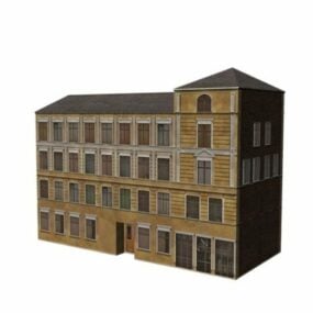 Ancien immeuble d'appartements modèle 3D