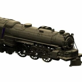 最古老的蒸汽机车3d模型