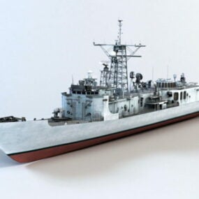 Oliver Hazard Perry-klasse fregatt 3d-modell