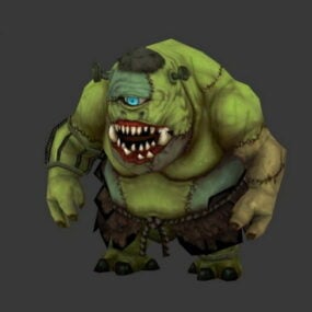 One Eyed Monster Cyclops Character 3d-model
