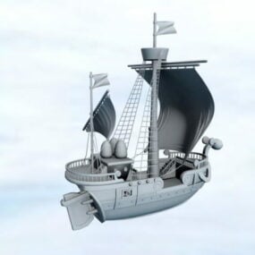 One Piece Going Merry 3D-model