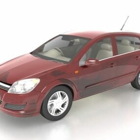 3D model kompaktního rodinného vozu Opel Astra
