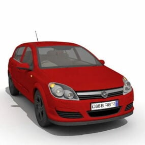 Opel Astra Red 3d μοντέλο