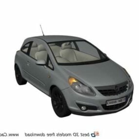 Mô hình 3d Opel Corsa