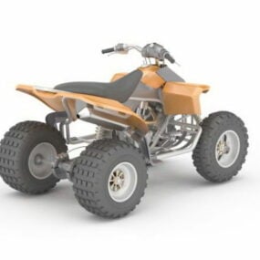 Modello 3d ATV arancione