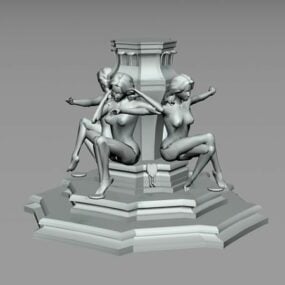 आउटडोर मूर्ति मूर्तिकला 3डी मॉडल