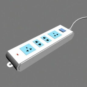 Outlet Socket Power Strip 3d model