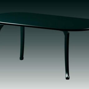 椭圆形餐桌3d模型