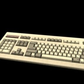 PC 102 键盘 3d 模型