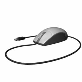 Pc ordenador ratón modelo 3d
