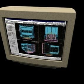 PC Monitor 3d-modell