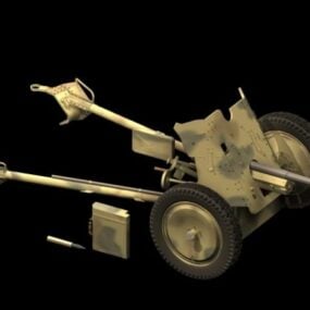 Pak 36 対戦車砲 3D モデル