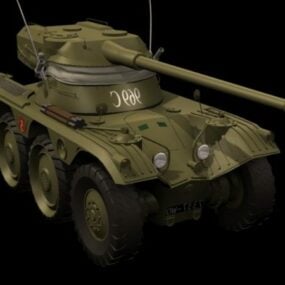 Panhard Ebr Armoured Car 3d model