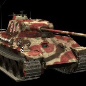 Panther Ausf. Mô hình xe tăng 3d