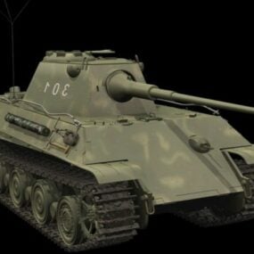 Panther Ausf. D Tank 3d malli