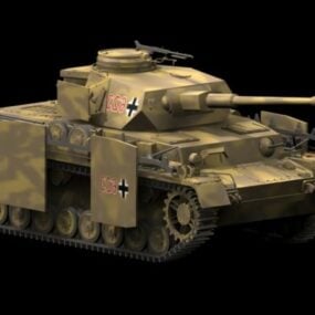 Panzer Iv Medium Tank مدل 3d