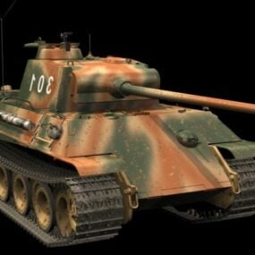 V号戦車Ausf G重戦車3Dモデル