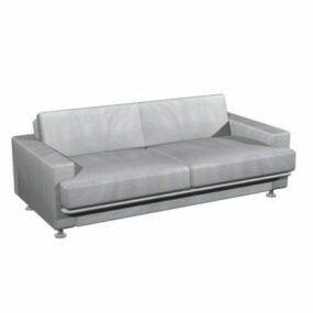 Partial-backed Sofa Settee 3d model