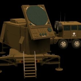 Patriot An/mpq-53 Radar Set 3d-modell