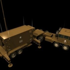 Patriot An/msq-104 Engagement Control Station 3D-Modell