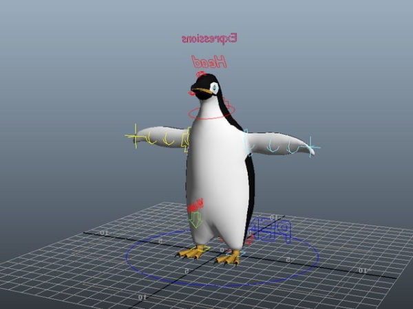 ペンギンリグフリー3dモデル Ma Mb Open3dmodel