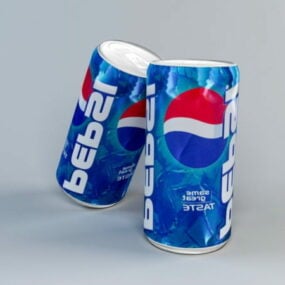 3D model plechovky Pepsi