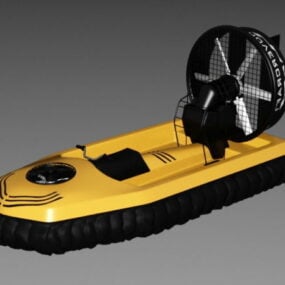 Modello 3d Hovercraft personale
