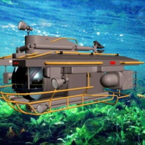 Submarine Attract Weapon 3d-modell