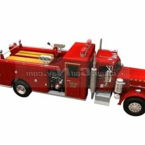 Mô hình xe cứu hỏa Peterbilt 3d