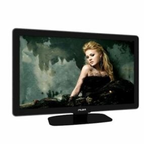 Philips Tv Flat Screen 3d model