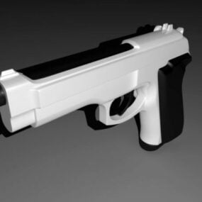 Modello 3d della pistola a pistola