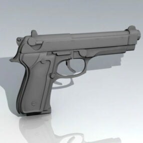 مسدس سلاح نموذج 3D
