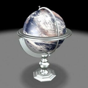Modelo 3D do Planeta Terra Globo