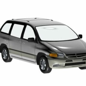 Plymouth Voyager Minivan 3d μοντέλο