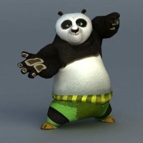 Po Kung Fu Panda 3d model