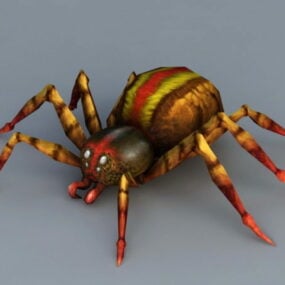 Araña venenosa modelo 3d