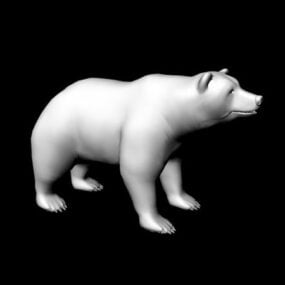 Isbjörn 3d-modell
