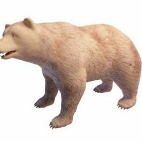 Oso polar ruso Animal modelo 3d