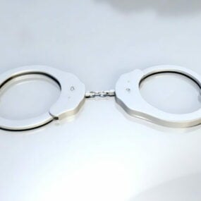 Police Handcuffs 3d-malli