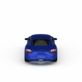 Porsche Cayman Edición Azul modelo 3d